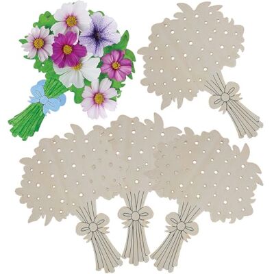 Baker Ross VC105 Bouquets en bois Nature Trail Lot de 5, bricolages pour présenter des fleurs Baker Ross VC105 Bouquets en bois Nature Trail Lot de 5, bricolages pour présenter des fleurs