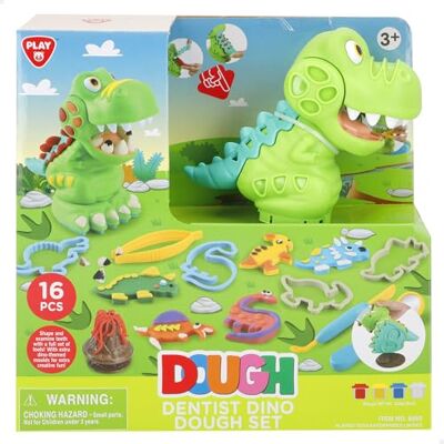 COLORBABY Play 39611 Jeu de pâte à modeler Dentiste de dinosaures 4 pots de couleurs, moules à modeler, outils de modelage, expérience sûre, enfants à partir de 3 ans COLORBABY Play 39611 Jeu de pâte à modeler Dentiste de dinosaures 4 pots de couleurs, moules à modeler, outils de modelage, expérience sûre, enfants à partir de 3 ans