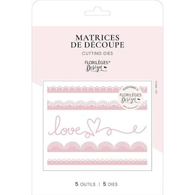 Ensemble de matrices de découpe Florilèges Design Jolies dentelles - Dies set Ensemble de matrices de découpe Florilèges Design Jolies dentelles - Dies set