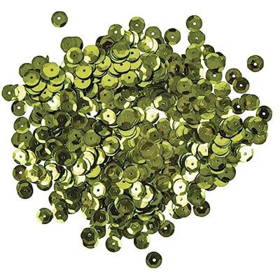 Rayher Hobby 3927014 Lot de 4 boîtes de 4000 Paillettes bombées Vert Olive 6 mm Rayher Hobby 3927014 Lot de 4 boîtes de 4000 Paillettes bombées Vert Olive 6 mm