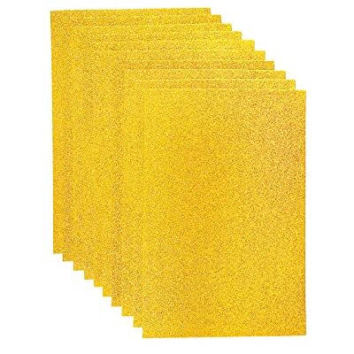 Jtnohx Tissu Pailleté Feuilles Solides pour Projets de Fête, 20x30cm Paquet de 10 Feutrine Pailleté Artisanat, Carrés Festivals (Or) Jtnohx Tissu Pailleté Feuilles Solides pour Projets de Fête, 20x30cm Paquet de 10 Feutrine Pailleté Artisanat, Carrés Festivals (Or)