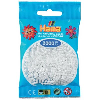 Hama 501-103 Mini Sachet de 2000 Perles Jaune Clair Hama 501-103 Mini Sachet de 2000 Perles Jaune Clair