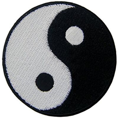 ZEGIN Yin Yang Taoism Fer brodé à coudre sur les taches ZEGIN Yin Yang Taoism Fer brodé à coudre sur les taches