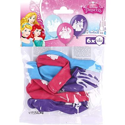 amscan TIFANY 8022871 Novastyl by TIFANY-8022871-Paquet de 6 Ballons Princesses Disney, Autre Matiere, Rose, 13 x 2 x 18 cm amscan TIFANY 8022871 Novastyl by TIFANY-8022871-Paquet de 6 Ballons Princesses Disney, Autre Matiere, Rose, 13 x 2 x 18 cm