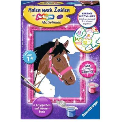 Ravensburger CreArt 29607 Pferd Malen nach Zahlen Pfed für Kinder ab 7 Jahre Ravensburger CreArt 29607 Pferd Malen nach Zahlen Pfed für Kinder ab 7 Jahre