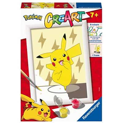 Ravensburger CreArt Kit de peinture par numéros Pokémon pour enfants et adultes à partir de 7 ans – Kit de bricolage pour enfants Ravensburger CreArt Kit de peinture par numéros Pokémon pour enfants et adultes à partir de 7 ans – Kit de bricolage pour enfants