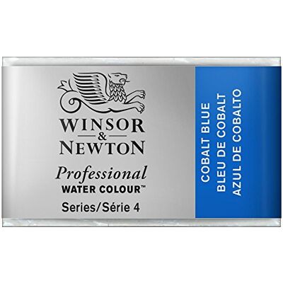 Winsor & Newton Aquarelle Professionnel Peinture Aquarelle, Haute Luminosité, Résistante à la Lumière, Qualité Archive, Godet, Couleur Bleu de Cobalt Winsor & Newton Aquarelle Professionnel Peinture Aquarelle, Haute Luminosité, Résistante à la Lumière, Qualité Archive, Godet, Couleur Bleu de Cobalt