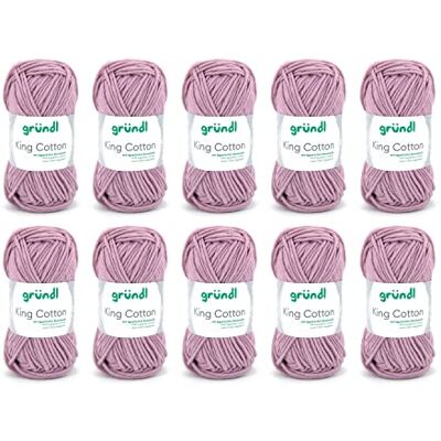 Gründl King Cotton - Fil doux et coloré Gründl King Cotton - Fil doux et coloré