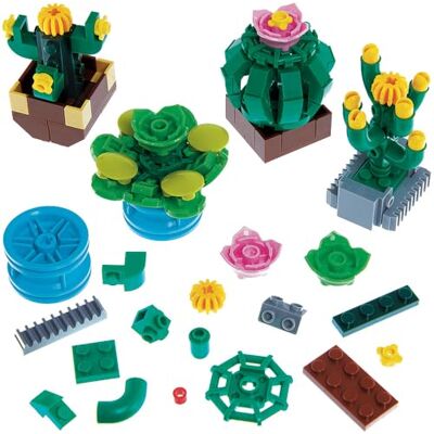 Baker Ross WA154 Kits de construction de cactus Lot de 4, kits de construction en plastique amusants pour les enfants Baker Ross WA154 Kits de construction de cactus Lot de 4, kits de construction en plastique amusants pour les enfants