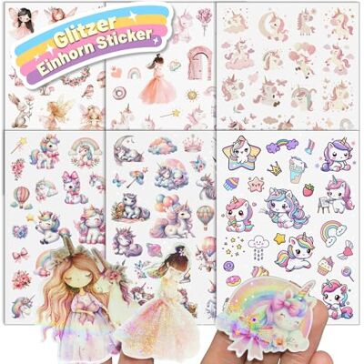 Hongma Lot de 6 autocollants licorne à paillettes avec effet pailleté Plus de 150 motifs Autocollants licorne holographique Pour enfants et filles Scrapbooking Album photo Cadeaux (non Hongma Lot de 6 autocollants licorne à paillettes avec effet pailleté Plus de 150 motifs Autocollants licorne holographique Pour enfants et filles Scrapbooking Album photo Cadeaux (non