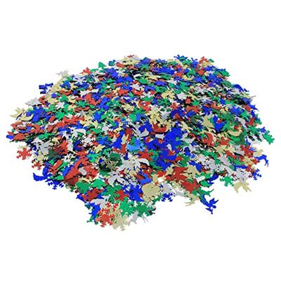 Bright Ideas Assortiment de paillettes « Merry Christmas » Formes et tailles assorties Idéales pour les écoles, les travaux manuels, le scrapbooking et la couture Bocal de 100 g Matériau PVC Bright Ideas Assortiment de paillettes « Merry Christmas » Formes et tailles assorties Idéales pour les écoles, les travaux manuels, le scrapbooking et la couture Bocal de 100 g Matériau PVC