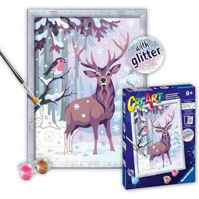 Ravensburger Kits CreArt Festive Friends Paint by Numbers pour enfants Peinture artistique et artisanat pour enfants de 9 ans et plus, multicolore, 20078 Ravensburger Kits CreArt Festive Friends Paint by Numbers pour enfants Peinture artistique et artisanat pour enfants de 9 ans et plus, multicolore, 20078