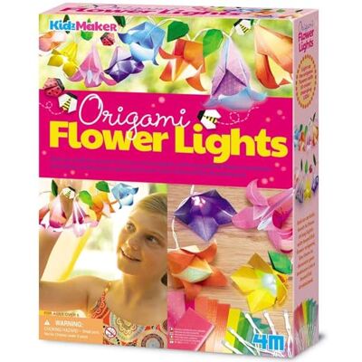 4M - Origami Flower Lights Kit de Loisirs créatifs, 404725, Multicolore 4M - Origami Flower Lights Kit de Loisirs créatifs, 404725, Multicolore