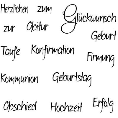 ART Klar Tampon Transparent - Occasion 2 ART Klar Tampon Transparent - Occasion 2