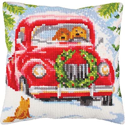 ART Coussin au point de croix : Into the Woods Festive CD5243 ART Coussin au point de croix : Into the Woods Festive CD5243