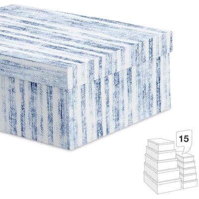 Cial Lama 2847318 - Ensemble de 15 papiers cadeaux bleus Cial Lama 2847318 - Ensemble de 15 papiers cadeaux bleus