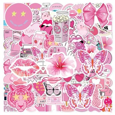 EHDWXVZM 100 Pièces Pink Series Stickers, Water Mug-Graffiti Autocollants, Autocollants De Cahier, Autocollants Sucrés, Autocollants pour Filles, Autocollants Imperméables. EHDWXVZM 100 Pièces Pink Series Stickers, Water Mug-Graffiti Autocollants, Autocollants De Cahier, Autocollants Sucrés, Autocollants pour Filles, Autocollants Imperméables.