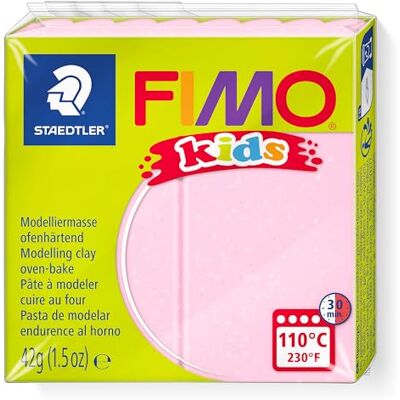 Staedtler Fimo kids Pain Pâte à Modeler 42 g Rose Nacré Staedtler Fimo kids Pain Pâte à Modeler 42 g Rose Nacré