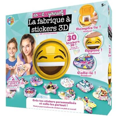 Best of Toys La Fabrique A Stickers 3D - Sticker Maker Kit Best of Toys La Fabrique A Stickers 3D - Sticker Maker Kit