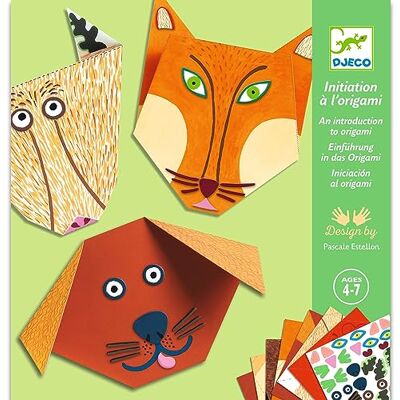 Djeco DJ08761 DJ09661 Animaux origami animaux, étoiles, multicolore Djeco DJ08761 DJ09661 Animaux origami animaux, étoiles, multicolore