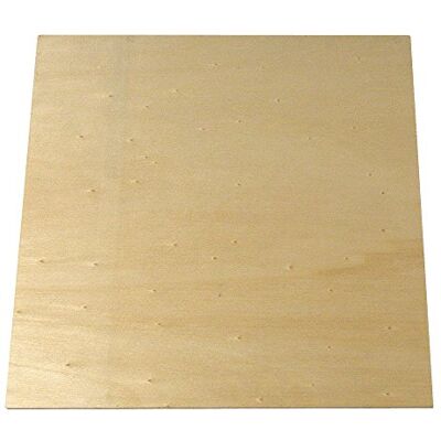 Rayher Hobby 6299700 Piastra in compensato, 200 x 200 x 4 mm Rayher Hobby 6299700 Piastra in compensato, 200 x 200 x 4 mm