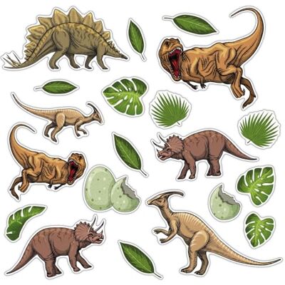 younikat autocollants dinosaures 20 pcs I résistants aux intempéries autocollants I enfants école cornet de rentrée I dv1441 younikat autocollants dinosaures 20 pcs I résistants aux intempéries autocollants I enfants école cornet de rentrée I dv1441