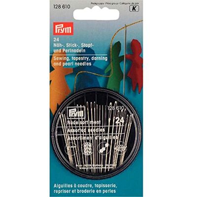 Prym 128610 Aiguilles à coudre ST dans une boîte compacte Argenté Prym 128610 Aiguilles à coudre ST dans une boîte compacte Argenté