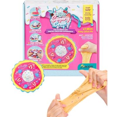 Slimy Sugary Crush Mini Jelliee-Pie, Slime et pâte à modeler Kit créatif pour les enfants Jeu de pâtisserie à mélanger, façonner et décorer soi-même Slimy Sugary Crush Mini Jelliee-Pie, Slime et pâte à modeler Kit créatif pour les enfants Jeu de pâtisserie à mélanger, façonner et décorer soi-même