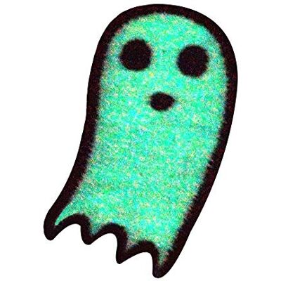 ZEGIN phosphorescent en Mini Ghost Écusson brodé Iron on Sew on Patch ZEGIN phosphorescent en Mini Ghost Écusson brodé Iron on Sew on Patch