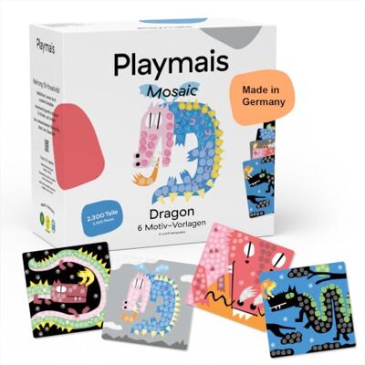 Playmais Mosaïque Dragon 2300 Mosaic, 6 cartes Playmais Mosaïque Dragon 2300 Mosaic, 6 cartes