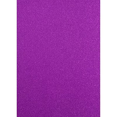 Creative Florence Lot de 5 feuilles de papier pailleté pour bricolage Violet Papier de bricolage A4 avec paillettes pour scrapbooking, poinçonnage et fabrication de cartes 250 g/m² Creative Florence Lot de 5 feuilles de papier pailleté pour bricolage Violet Papier de bricolage A4 avec paillettes pour scrapbooking, poinçonnage et fabrication de cartes 250 g/m²