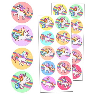 TownStix Licorne Autocollant Stickers Gommettes 20 Feuilles, 200 Autocollants TownStix Licorne Autocollant Stickers Gommettes 20 Feuilles, 200 Autocollants