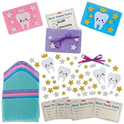 Baker Ross FN547 Kits de pochettes et de notes pour la petite souris Lot de 4, kits d'artisanat pour enfants Baker Ross FN547 Kits de pochettes et de notes pour la petite souris Lot de 4, kits d'artisanat pour enfants