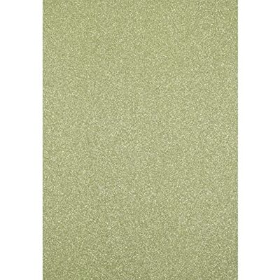 Creative Florence Lot de 5 feuilles de papier pailleté pour bricolage Vert clair Papier de bricolage A4 avec paillettes pour scrapbooking, poinçonnage et fabrication de cartes 250 g/m² Creative Florence Lot de 5 feuilles de papier pailleté pour bricolage Vert clair Papier de bricolage A4 avec paillettes pour scrapbooking, poinçonnage et fabrication de cartes 250 g/m²