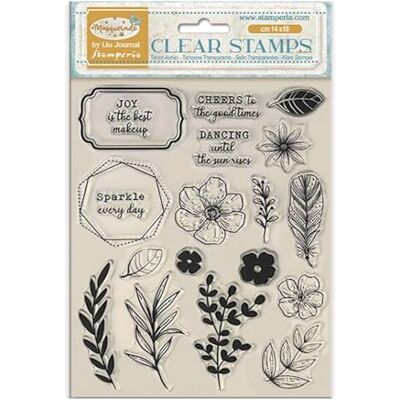Stamperia Acrylic Stamp for Scrapbooking, Albums, Card Making, Bullet Journalling and More, Transparent, Long Lasting, Easy to Clean, Perfect for Crafts and Gifting (Masquerade, Flowers and Labels) Stamperia Acrylic Stamp for Scrapbooking, Albums, Card Making, Bullet Journalling and More, Transparent, Long Lasting, Easy to Clean, Perfect for Crafts and Gifting (Masquerade, Flowers and Labels)