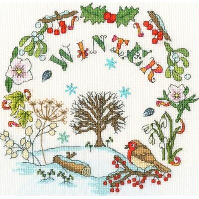 Bothy Threads Kit de broderie au point de croix – Winter Time Bothy Threads Kit de broderie au point de croix – Winter Time
