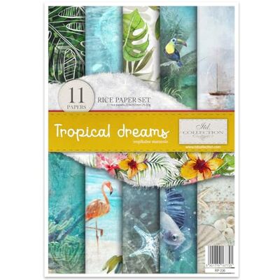 ART Ensemble créatif ITD RP006 Rêves Tropicaux - Creative Paper Set ART Ensemble créatif ITD RP006 Rêves Tropicaux - Creative Paper Set