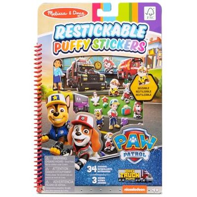 Melissa & Doug - Autocollants Puffy PAW Patrol - Ensemble d’autocollants Melissa & Doug - Autocollants Puffy PAW Patrol - Ensemble d’autocollants