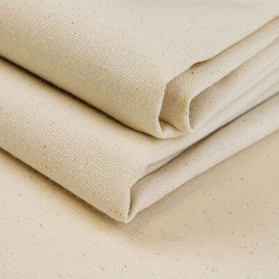 A-Express Tissu calicot au mètre – 100 % coton naturel non blanchi – 150 cm de large – Poids moyen 155 g/m² – Idéal pour la couture, le matelassage, la toile pour la peinture, les sacs – Demi-mètre A-Express Tissu calicot au mètre – 100 % coton naturel non blanchi – 150 cm de large – Poids moyen 155 g/m² – Idéal pour la couture, le matelassage, la toile pour la peinture, les sacs – Demi-mètre