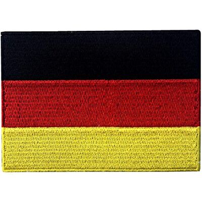 ZEGIN Patch brodé drapeau de l'Allemagne Fer à coudre Patch brodé ZEGIN Patch brodé drapeau de l'Allemagne Fer à coudre Patch brodé