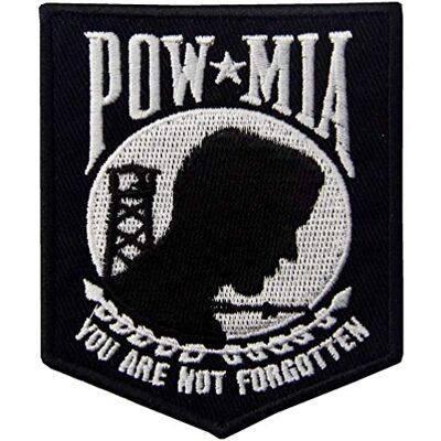 ZEGIN POW MIA Vous N'êtes Pas Oublié Emblem Brodé De Fer à Coudre sur Le Patch ZEGIN POW MIA Vous N'êtes Pas Oublié Emblem Brodé De Fer à Coudre sur Le Patch