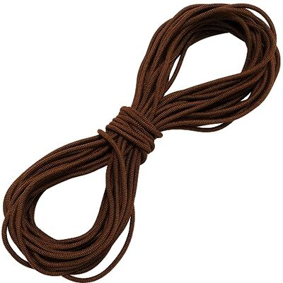 AERZETIX C67279 Élastique décoratif rond 10 m Diamètre 2 mm Couleur marron foncé AERZETIX C67279 Élastique décoratif rond 10 m Diamètre 2 mm Couleur marron foncé
