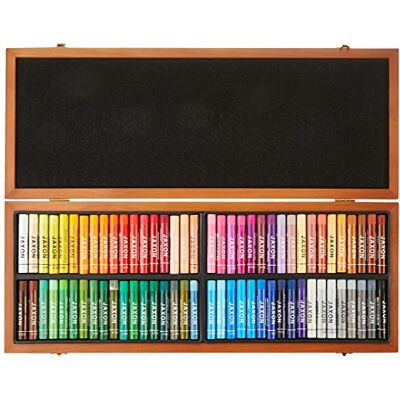 Honsell Jaxon 47473 Pastel ölkreiden dans Un Coffret en Bois, 72er Pack Honsell Jaxon 47473 Pastel ölkreiden dans Un Coffret en Bois, 72er Pack
