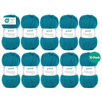 Gründl Laine Classico - Laine de Mérinos douce pour tricot et crochet - 50g Gründl Laine Classico - Laine de Mérinos douce pour tricot et crochet - 50g