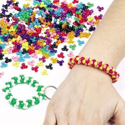 Baker Ross Perles Assorties à 3 Branches (Lot de 700) Matériel créatif pour Enfants et Adultes EK1288 Baker Ross Perles Assorties à 3 Branches (Lot de 700) Matériel créatif pour Enfants et Adultes EK1288