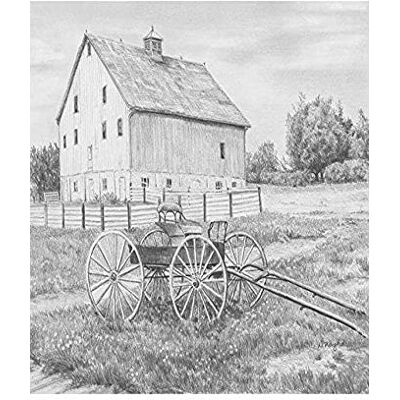 Royal & Langnickel Country Wagon Kit de dessin pré-imprimé 23 x 28 cm Royal & Langnickel Country Wagon Kit de dessin pré-imprimé 23 x 28 cm