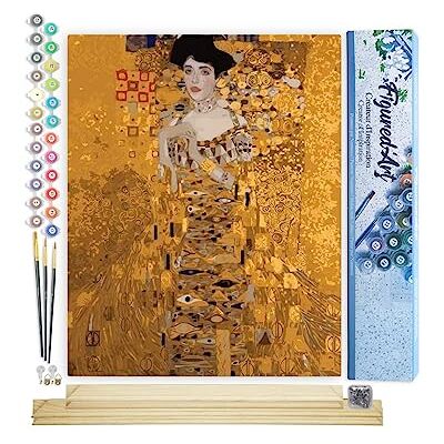 Peinture par Numéro Adulte Madame Bauer Klimt Activité Manuelle Kit de Loisir Créatif DIY Numéro d'Art Complet 40x50cm avec châssis en bois à monter Peinture par Numéro Adulte Madame Bauer Klimt Activité Manuelle Kit de Loisir Créatif DIY Numéro d'Art Complet 40x50cm avec châssis en bois à monter