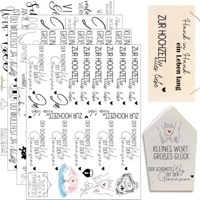 Hongma Rub On Lot de 4 autocollants de transfert Grand format Format A5 19 x 14 cm Pour meubles Keraflott Meubles Verre Bois DIY Décoration Rub On Film Rubons Autocollants de mariage Hongma Rub On Lot de 4 autocollants de transfert Grand format Format A5 19 x 14 cm Pour meubles Keraflott Meubles Verre Bois DIY Décoration Rub On Film Rubons Autocollants de mariage