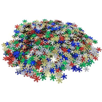 Bright Ideas Paillettes en forme de flocon de neige assorties Formes, couleurs et tailles pour les arts et l'artisanat, idéal pour les écoles, les travaux manuels, le scrapbooking pour enfants et Bright Ideas Paillettes en forme de flocon de neige assorties Formes, couleurs et tailles pour les arts et l'artisanat, idéal pour les écoles, les travaux manuels, le scrapbooking pour enfants et