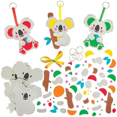 Baker Ross FN026 Koala Mix & Match Keyring Kits Pack of 8, Keyring Craft Kits for Kids Baker Ross FN026 Koala Mix & Match Keyring Kits Pack of 8, Keyring Craft Kits for Kids